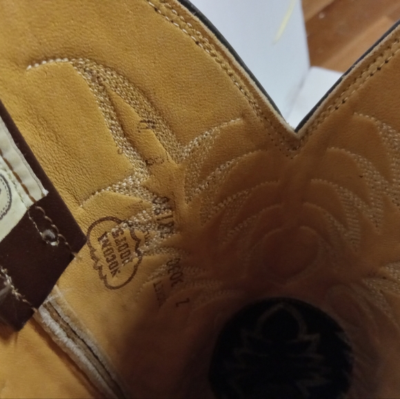 Vintage Iguana Boots Nocona Men's Lizard Exotic Leather Sz 8D Style 28170 - Picture 11 of 11